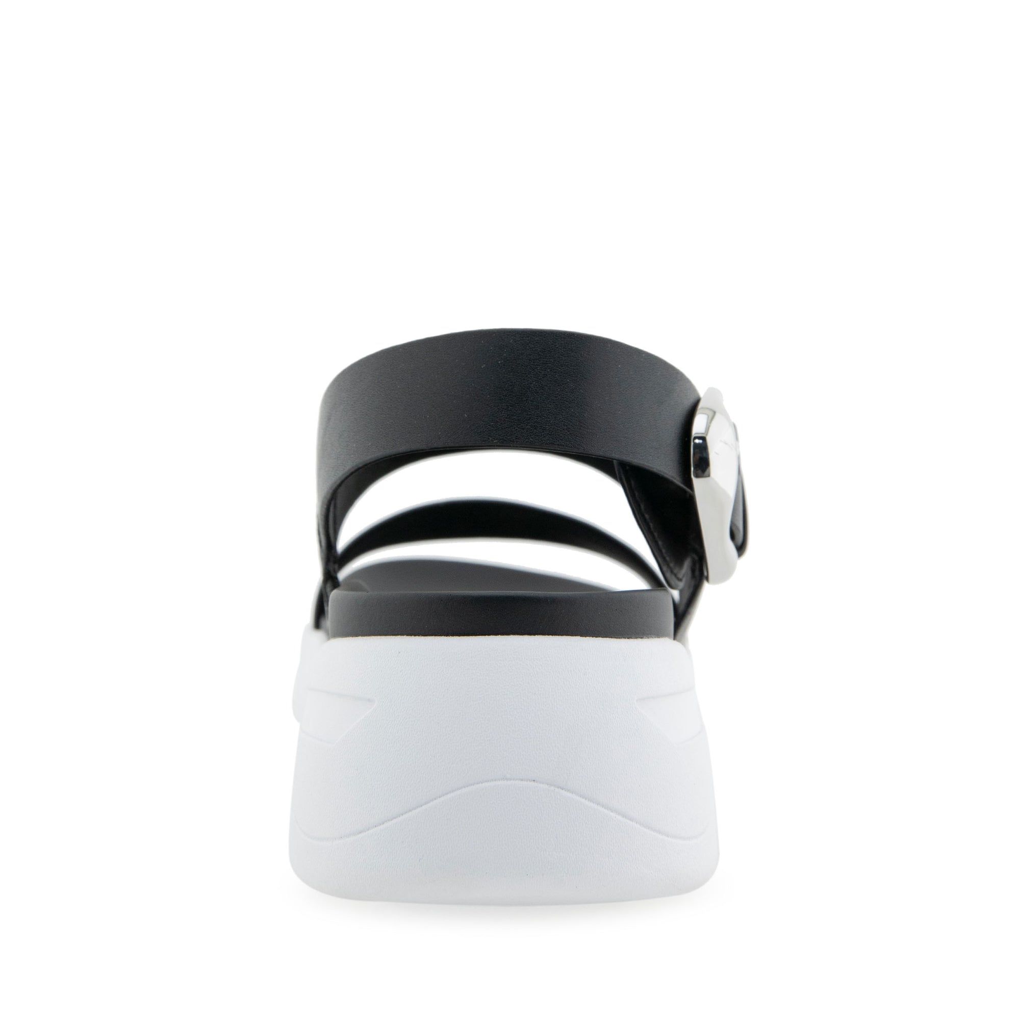 Hari Sandal Sport | Black Faux Leather