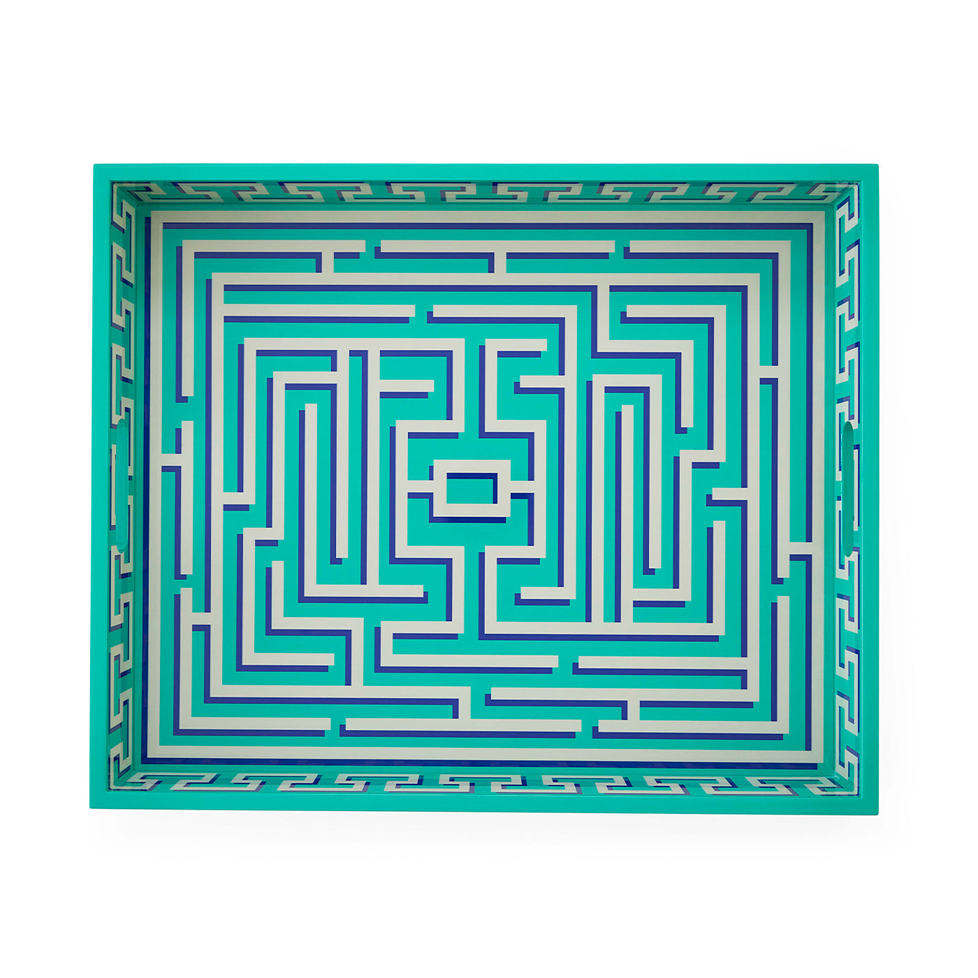 Labyrinth Lacquer Tray - top view