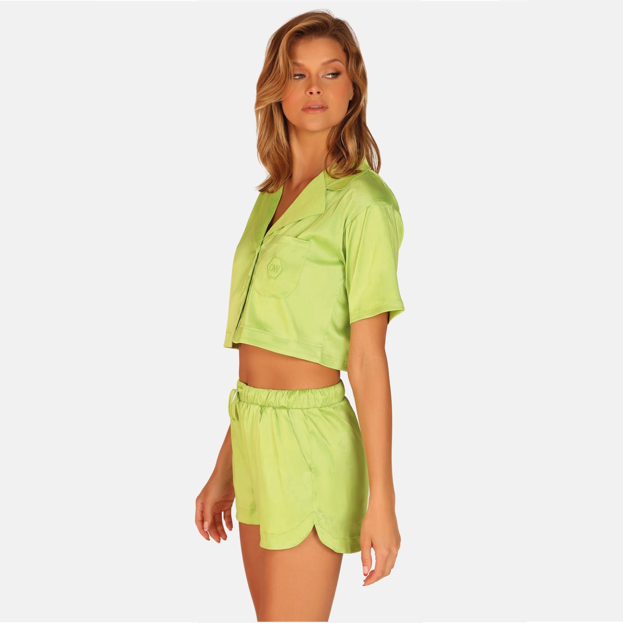 LEMONGRASS Crop Shirt - Shirt | OW Collection