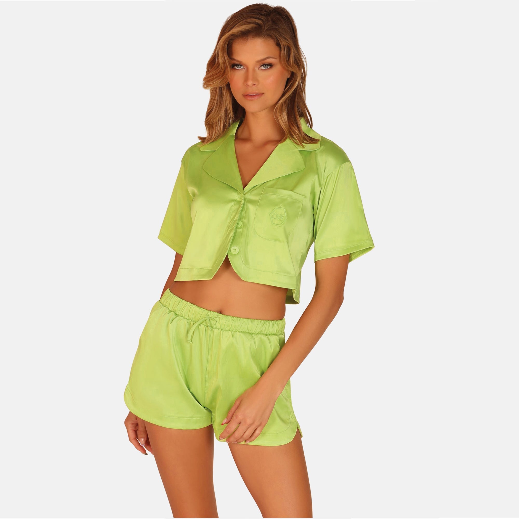 LEMONGRASS Crop Shirt - Shirt | OW Collection