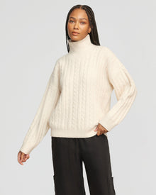 Dido | Liam Chunky Cable Knit Sweater in Size Small