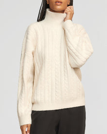 Dido | Liam Chunky Cable Knit Sweater in Size Small