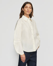 Renée | Lilia Structured Sleeve Shirt in Size Small