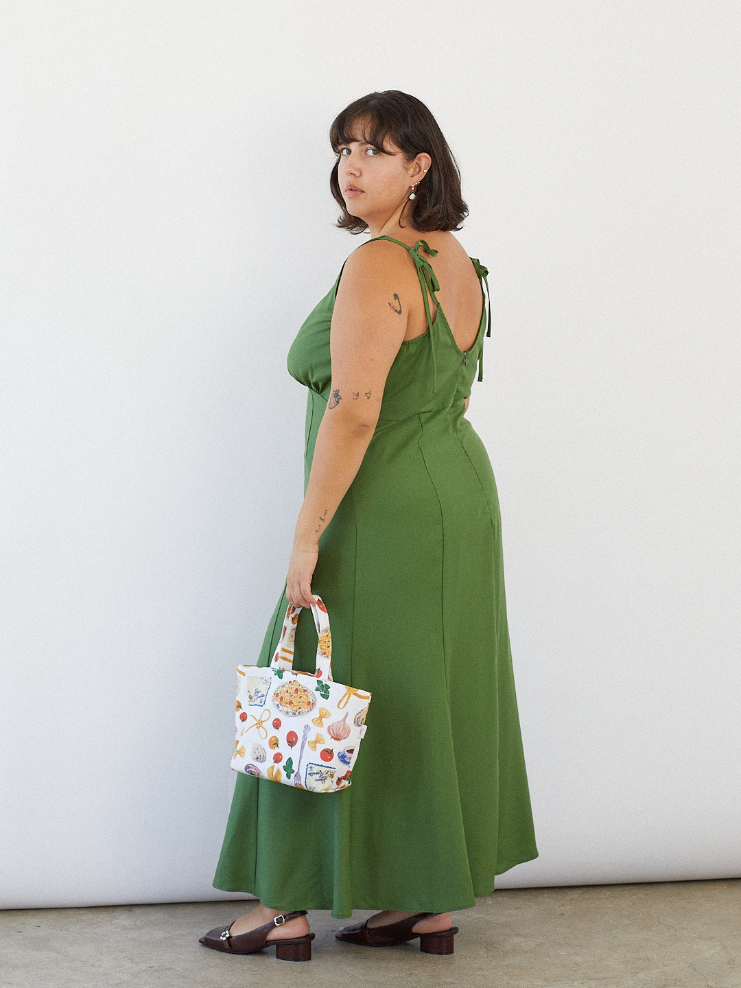 Simona Midi Dress | Pesto