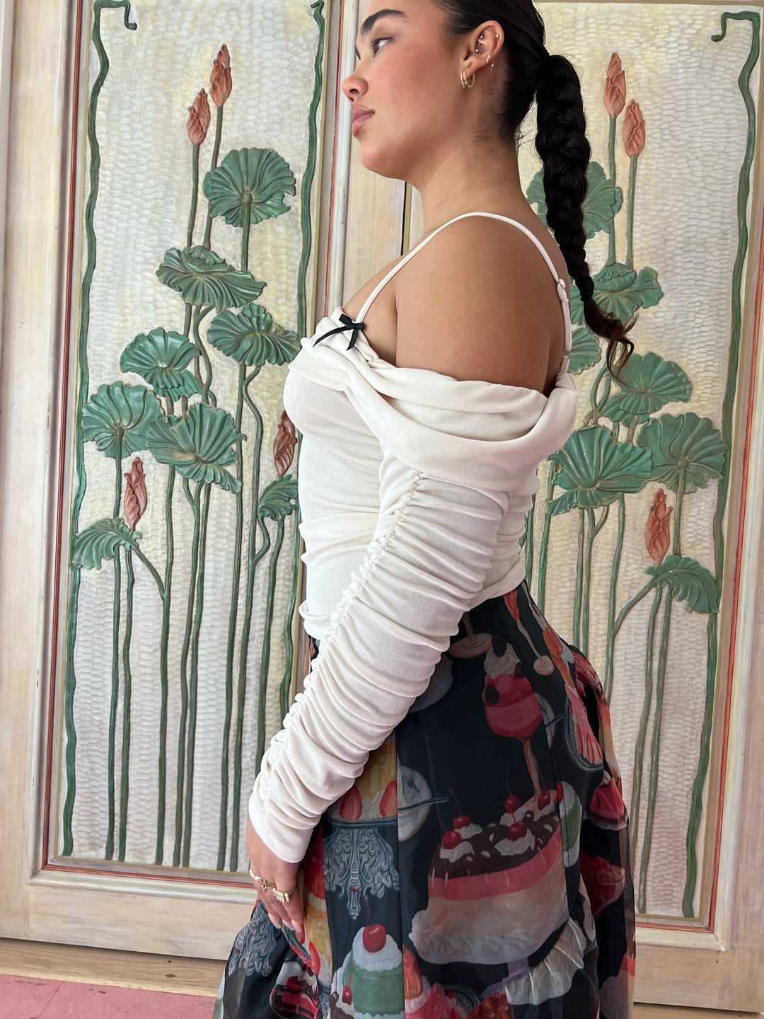 Rosa Off-Shoulder Top | Vanilla