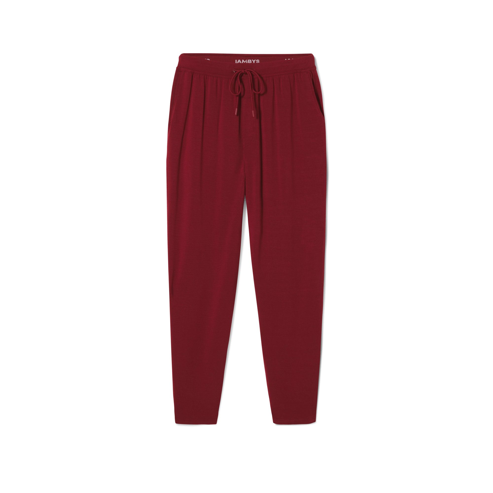 Breathable Modal French Terry Sweatpants | Cabernet