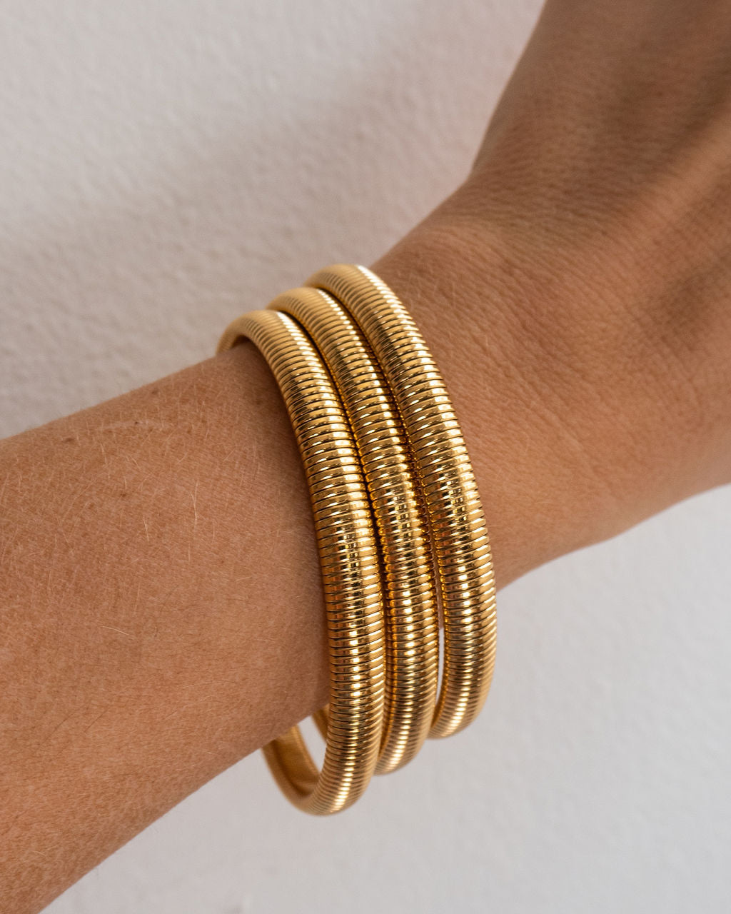 Mini Flex Snake Chain Bracelet | Gold