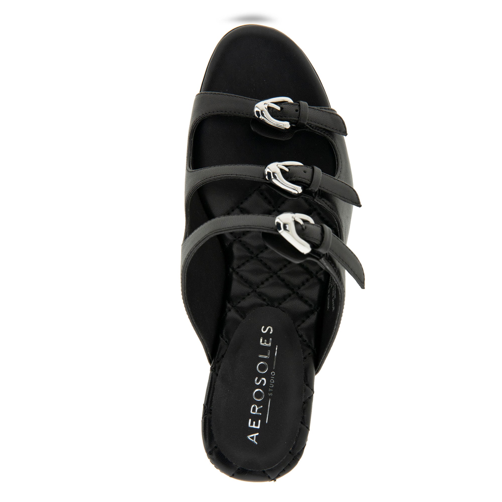 Jenna Sandal Dress Sculpted | Black Leather