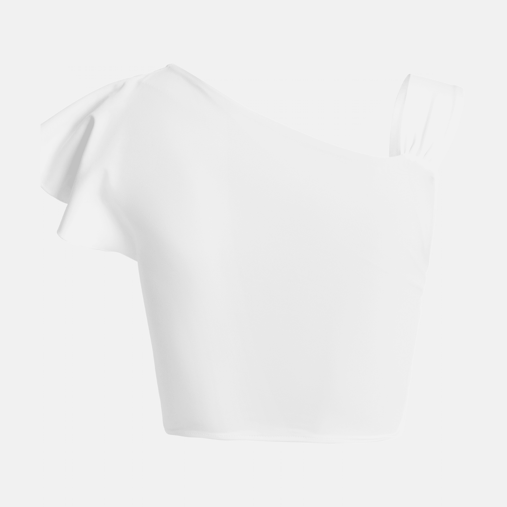 OW Collection MAE Crop Top Top 001 - White