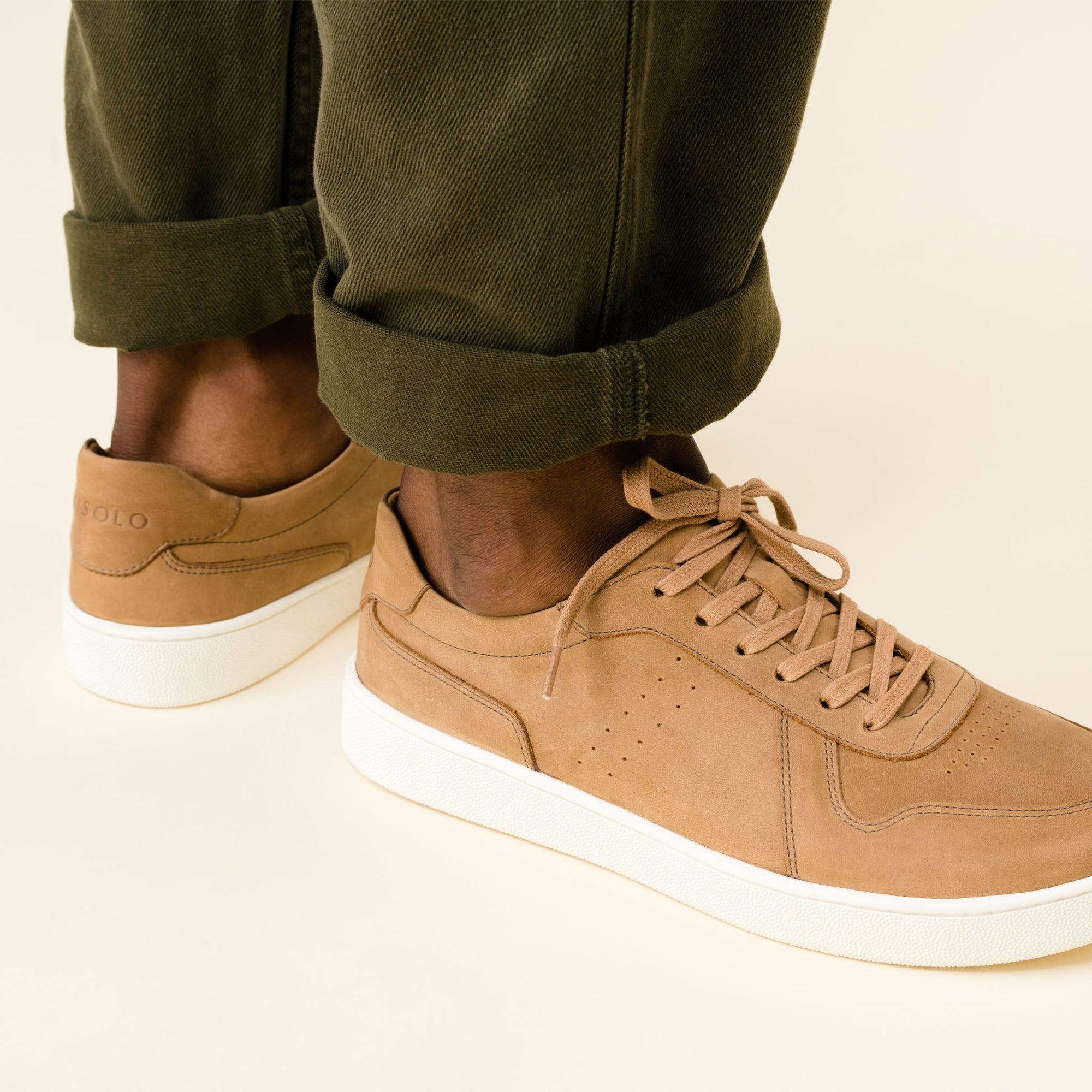 Mens | Beto Go-To Court Sneaker | Tobacco