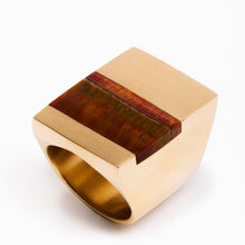 Icarus Ring | Brass | Tiger's Eye