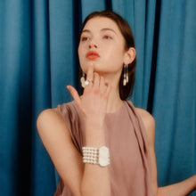 Nova Ring - Satin Finish | Silver | Freshwater Pearls