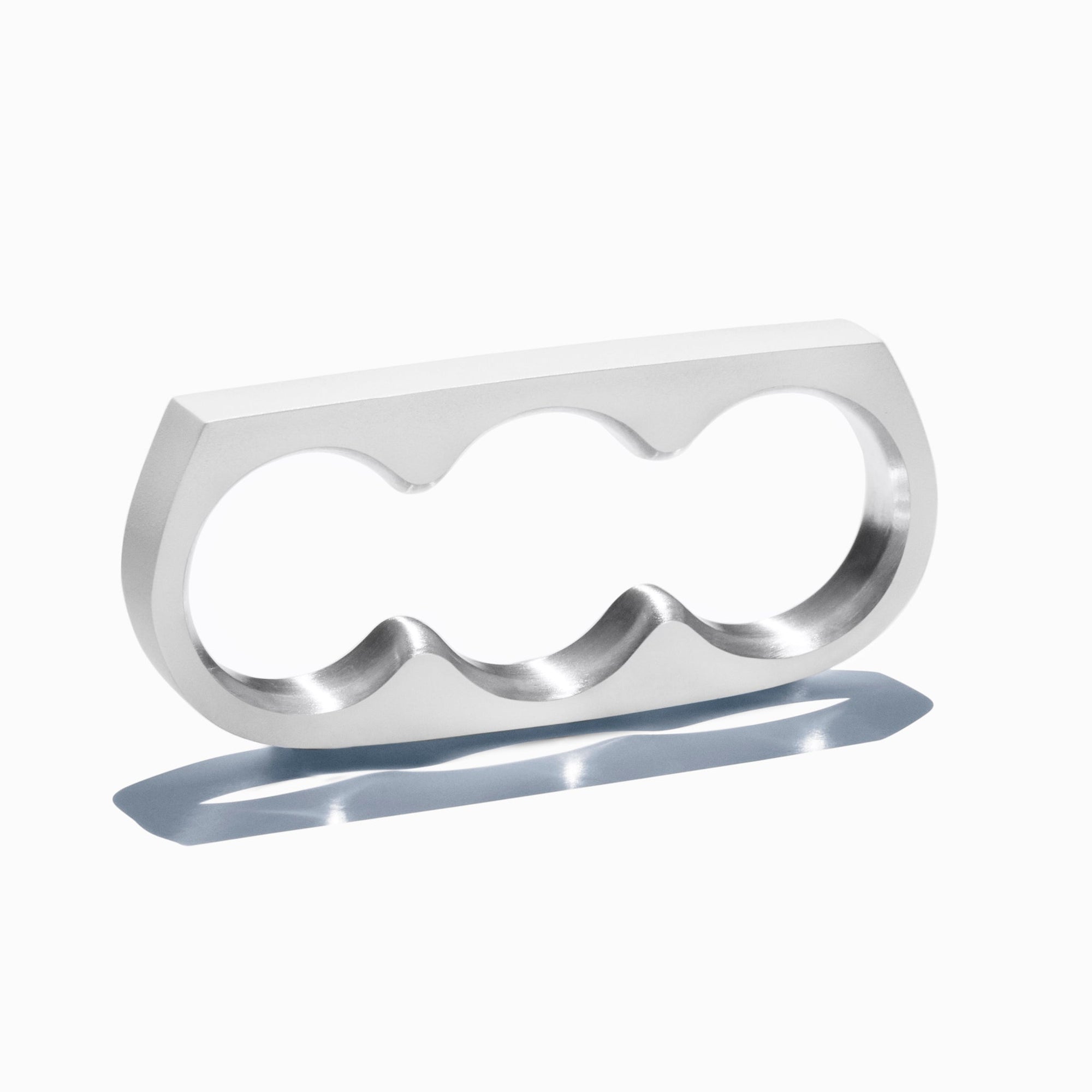 Binary Ring | Sterling Silver | Matte White