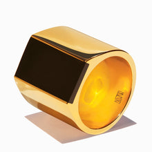 Primer Ring | 18K Gold Plated | Jet Black