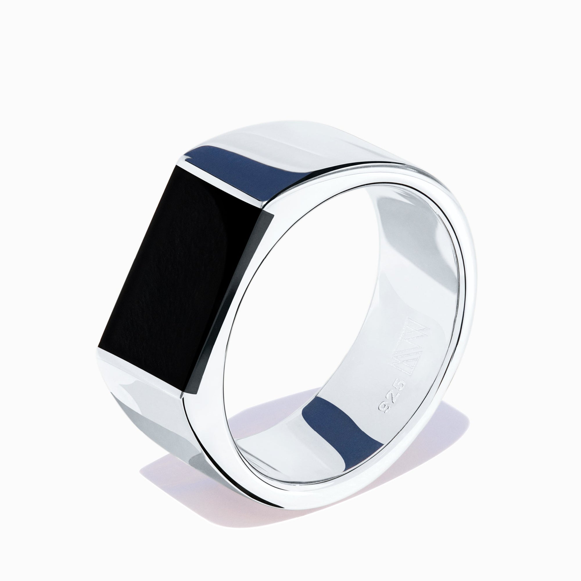 Paradox Ring | Silver | Jet Black