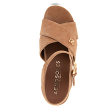 Cora Sandal Dress Platform | Tan Suede
