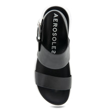 Hari Sandal Sport | Black Faux Leather