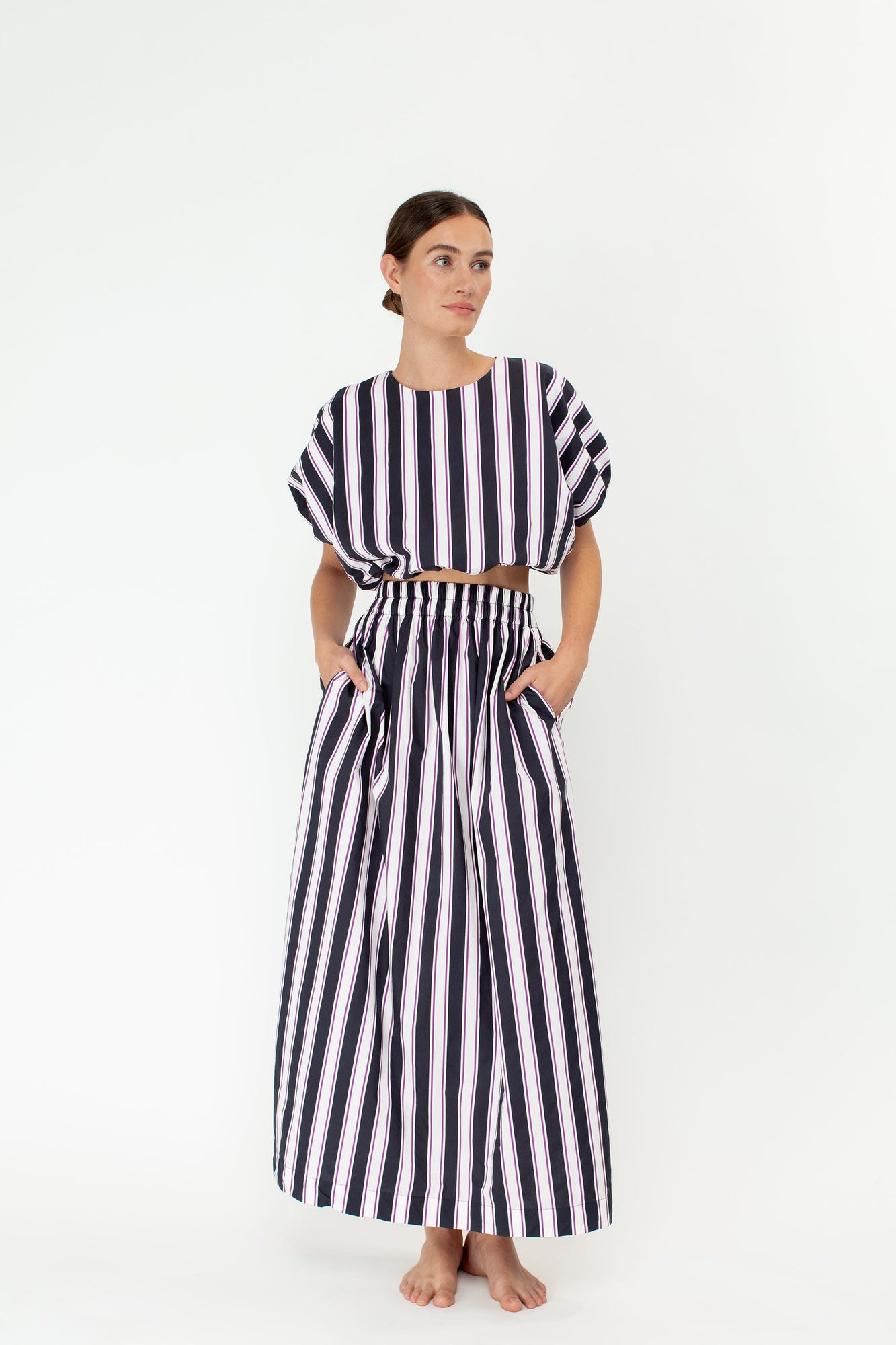 Delia Skirt | Cabana Stripe