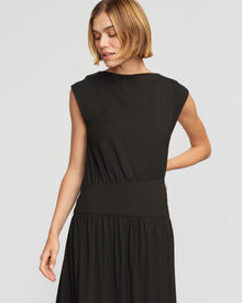 Joanna | Orla Asymmetric-Waist Jersey Dress in Size Small