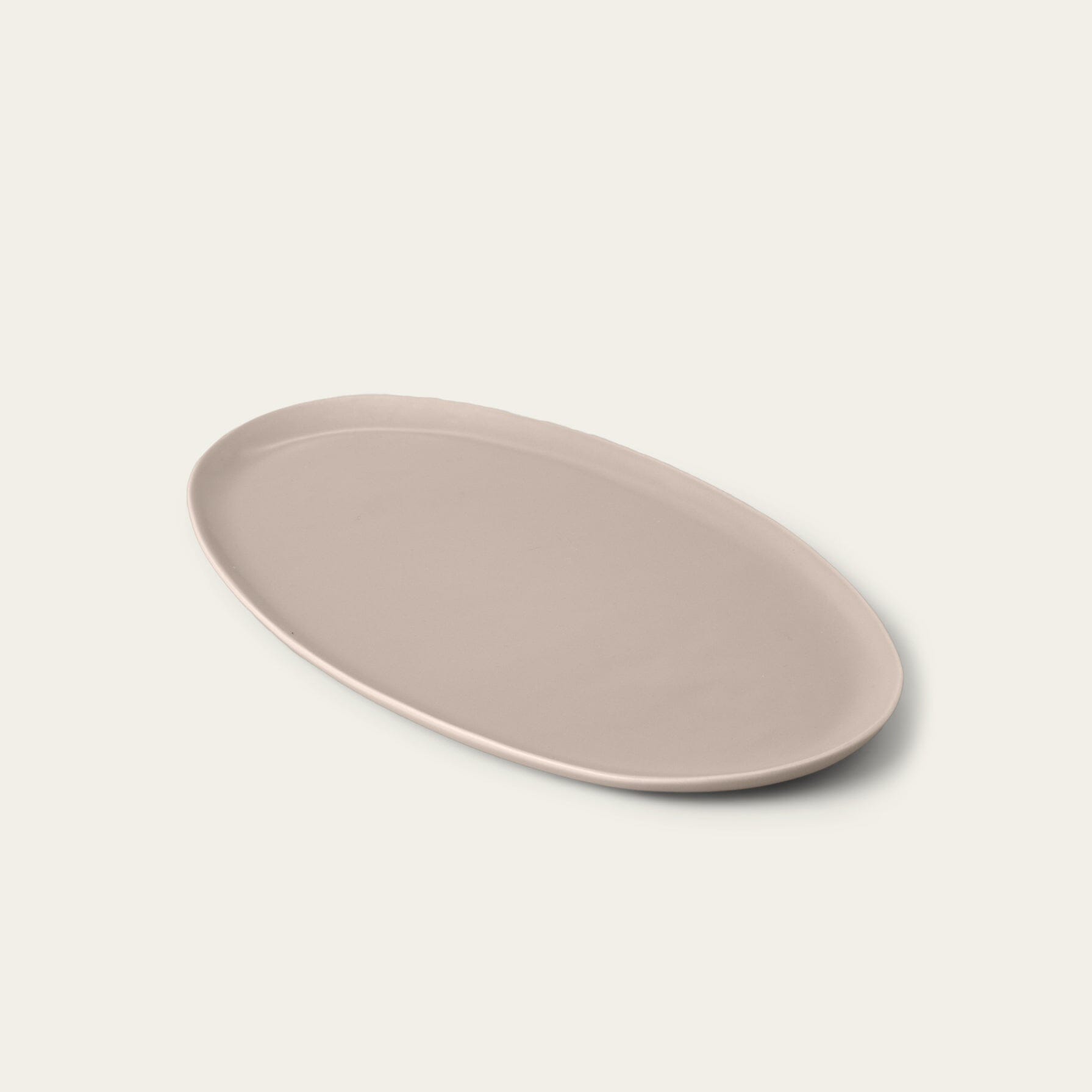 Oval Serving Platter | Desert Taupe