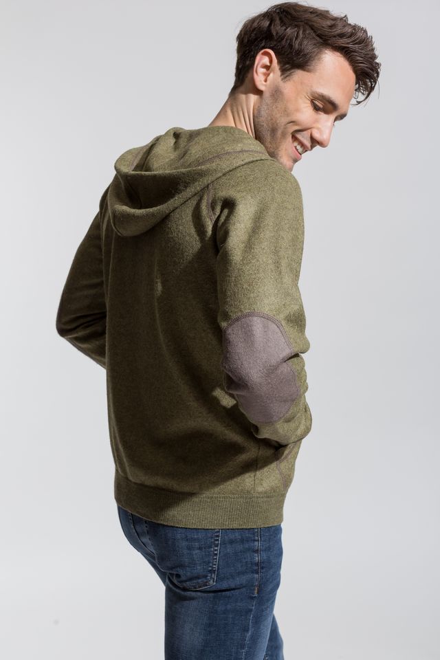 Verbier Zip Up for Men | Forest Green