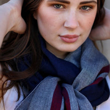 Maui Wrap | Striped Navy