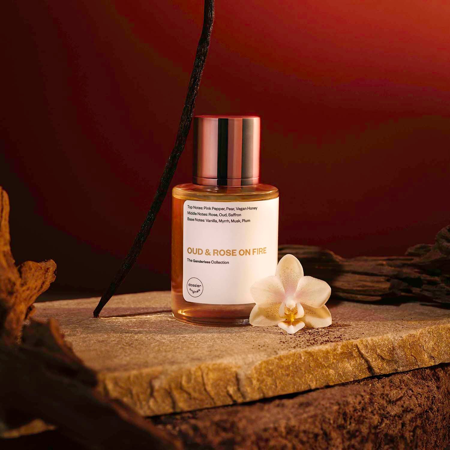Unisex | Oud & Rose on Fire | Dossier Original (50 ml)