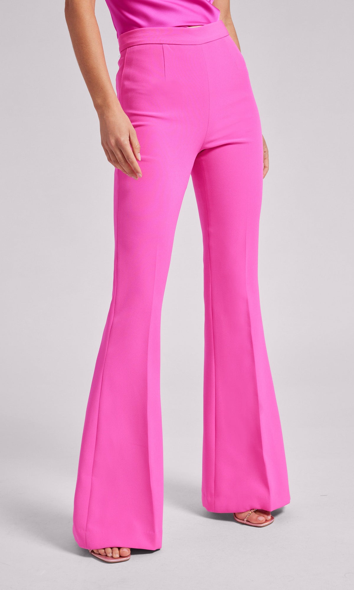Wesley Crepe Pants | Magenta
