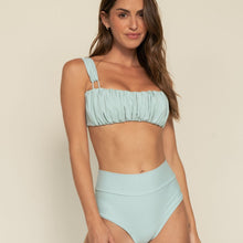 Full Coverage High Rise Bikini Bottom | Powder Blue