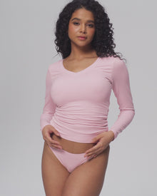 Seamless Cheeky Panty | Black