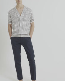 Men | Carsyn Linen Trouser | Night Iris