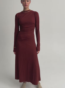 Harlow Dress | Burgundy