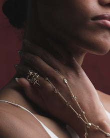Awe Inspired Bracelets Midnight Reflection Hand Chain
