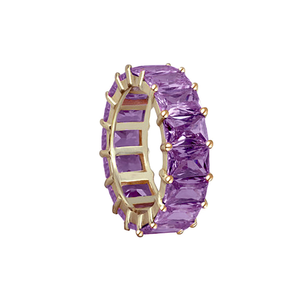 The Purple Colored Band | 18KT Gold Vermeil