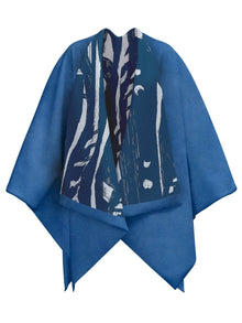 Reversible Amy Ben Poncho - Suto Blu - diarrablu