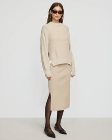 Renée | Faustine Ribbed Knit Skirt in Size Small 