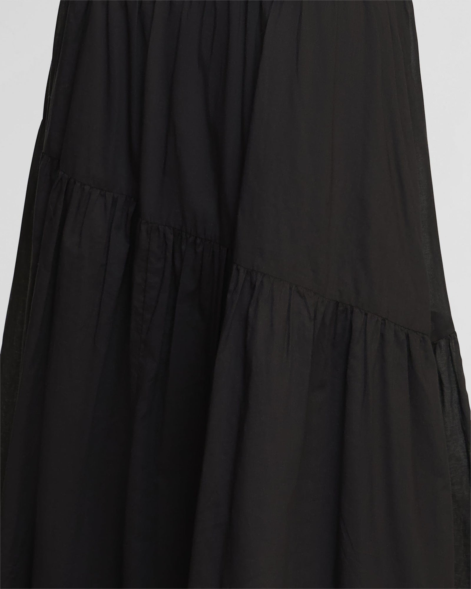 Simone | Runa Tiered Cotton Maxi Skirt in Size Small