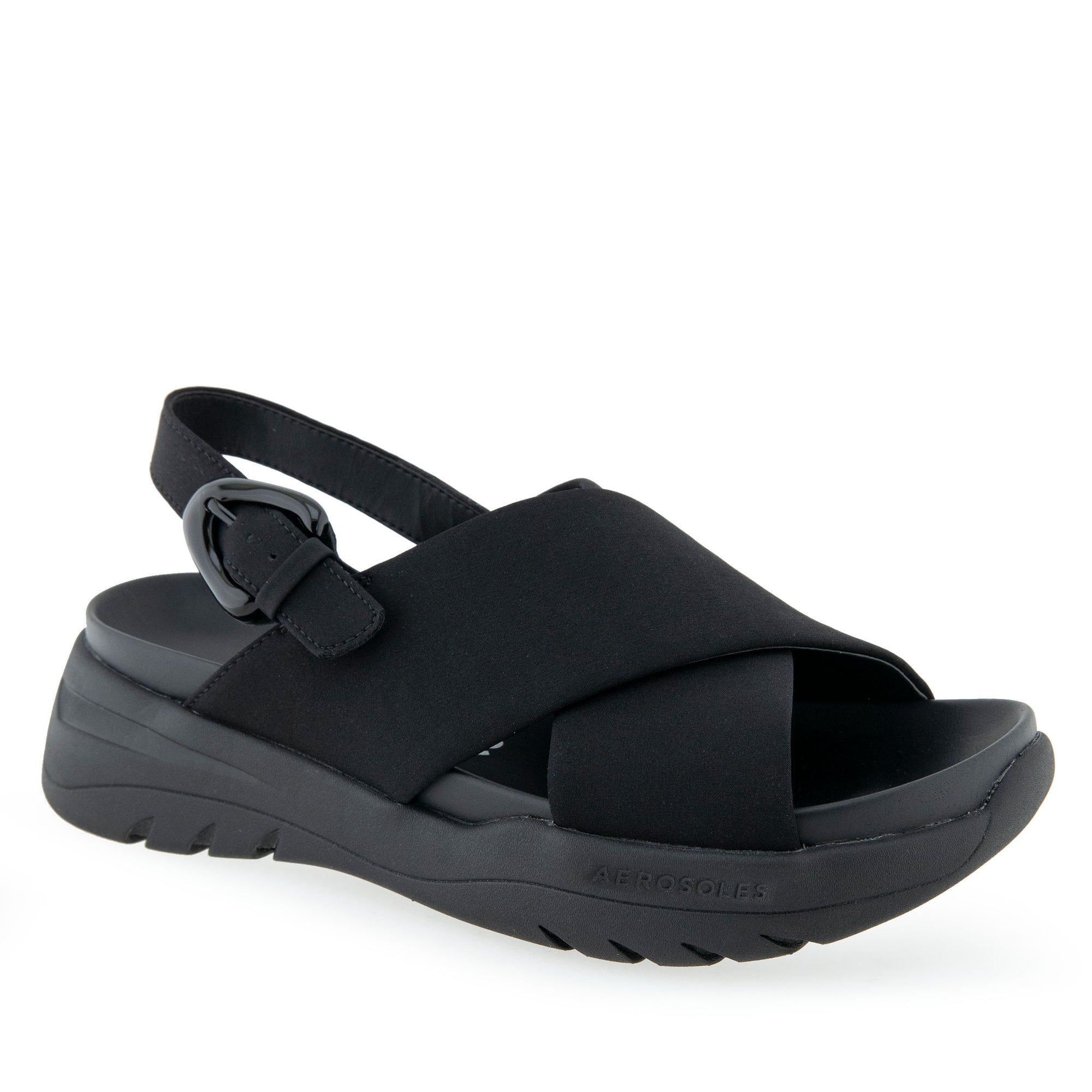 Harlow Sandal Sport | Gabardine Fabric