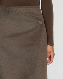 Luisa | Sadie Asymmetric Wrap Skirt in Size Medium