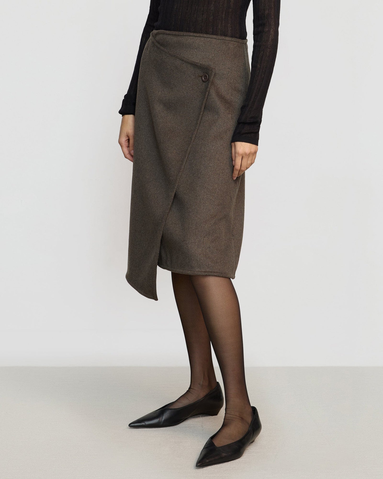 Charlotte | Sadie Asymmetric Wrap Skirt in Size Small 