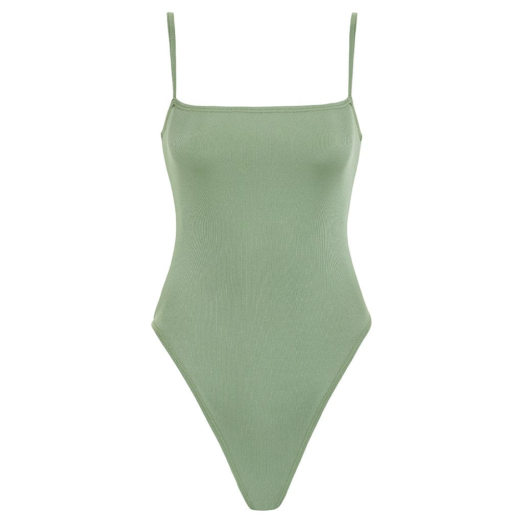 Jacelyn One-Piece | Sage Green Rib