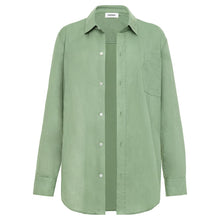 Long Sleeve Button Down Shirt | Sage Green