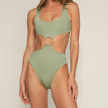 Ky One-Piece | Sage Green Rib