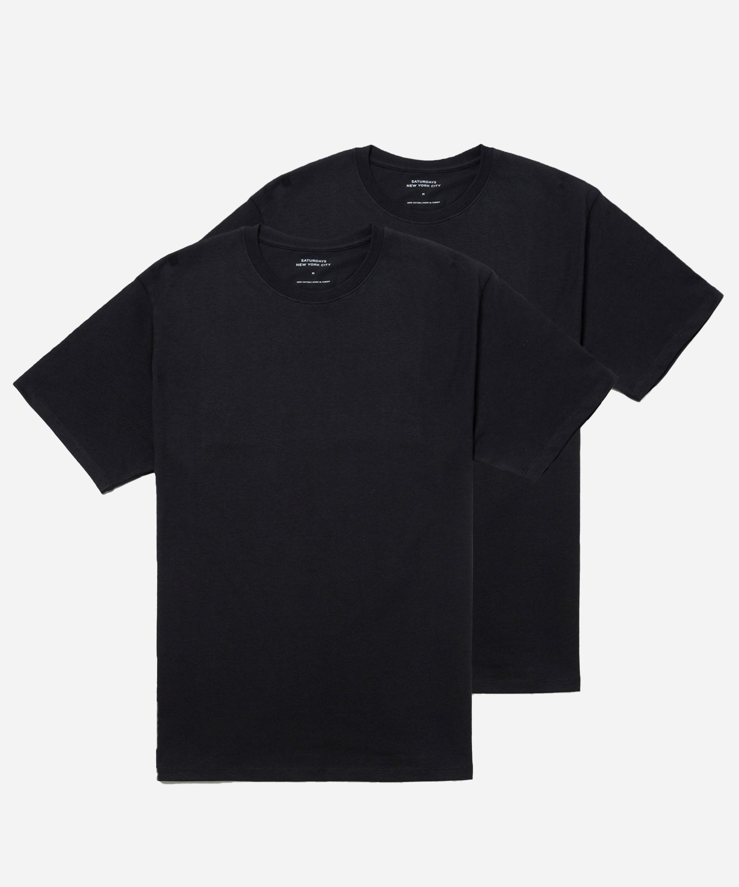 Black | Two Pack Standard SS Tee