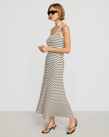 Joanna | Sofia Ribbed Maxi Dress in Size Small