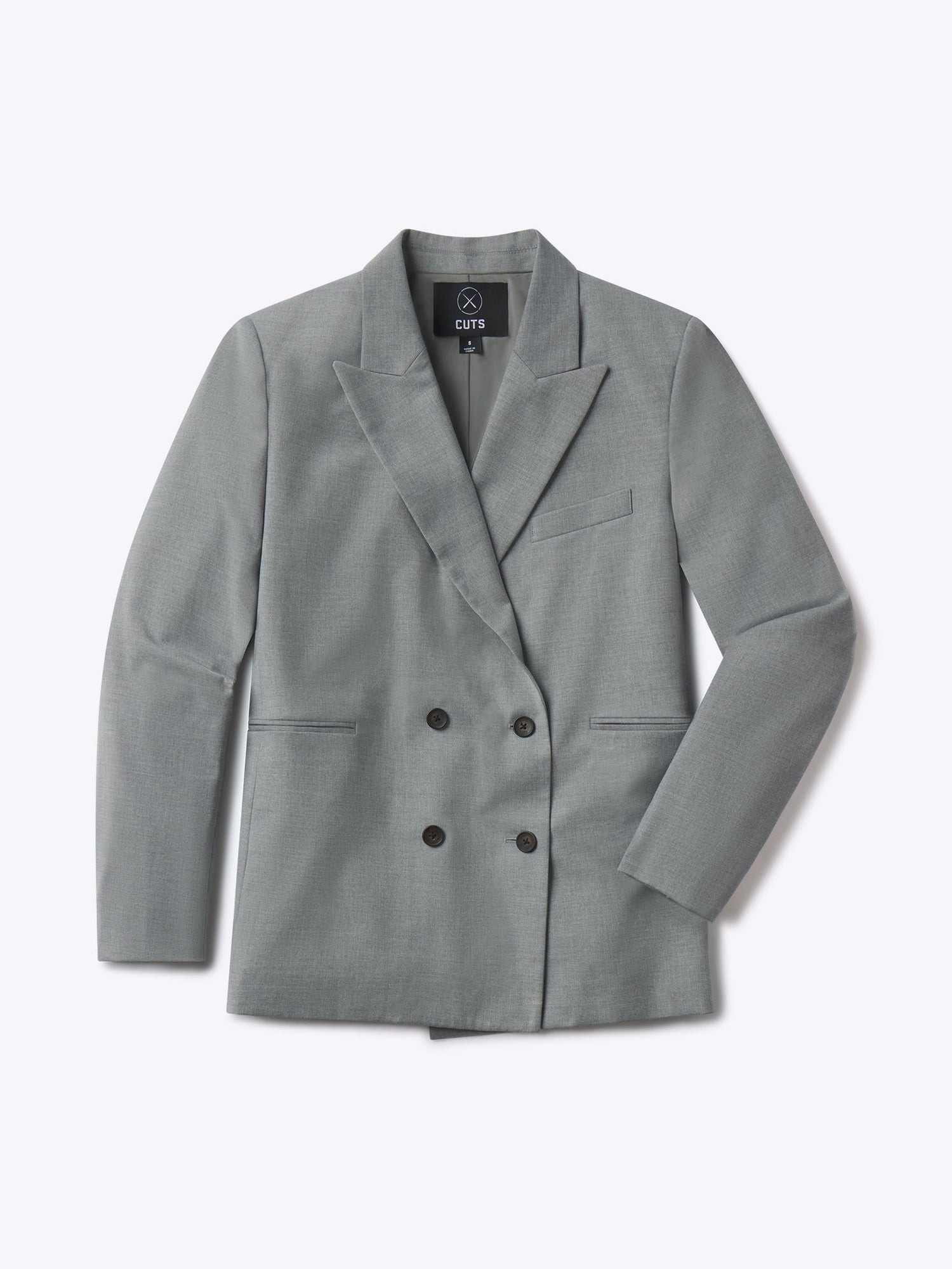 Womens | Soho Relaxed-Fit Blazer | Heather Charcoal