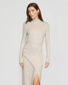 Renée | Suki Mock-Neck Long Sleeve Dress in Size Small