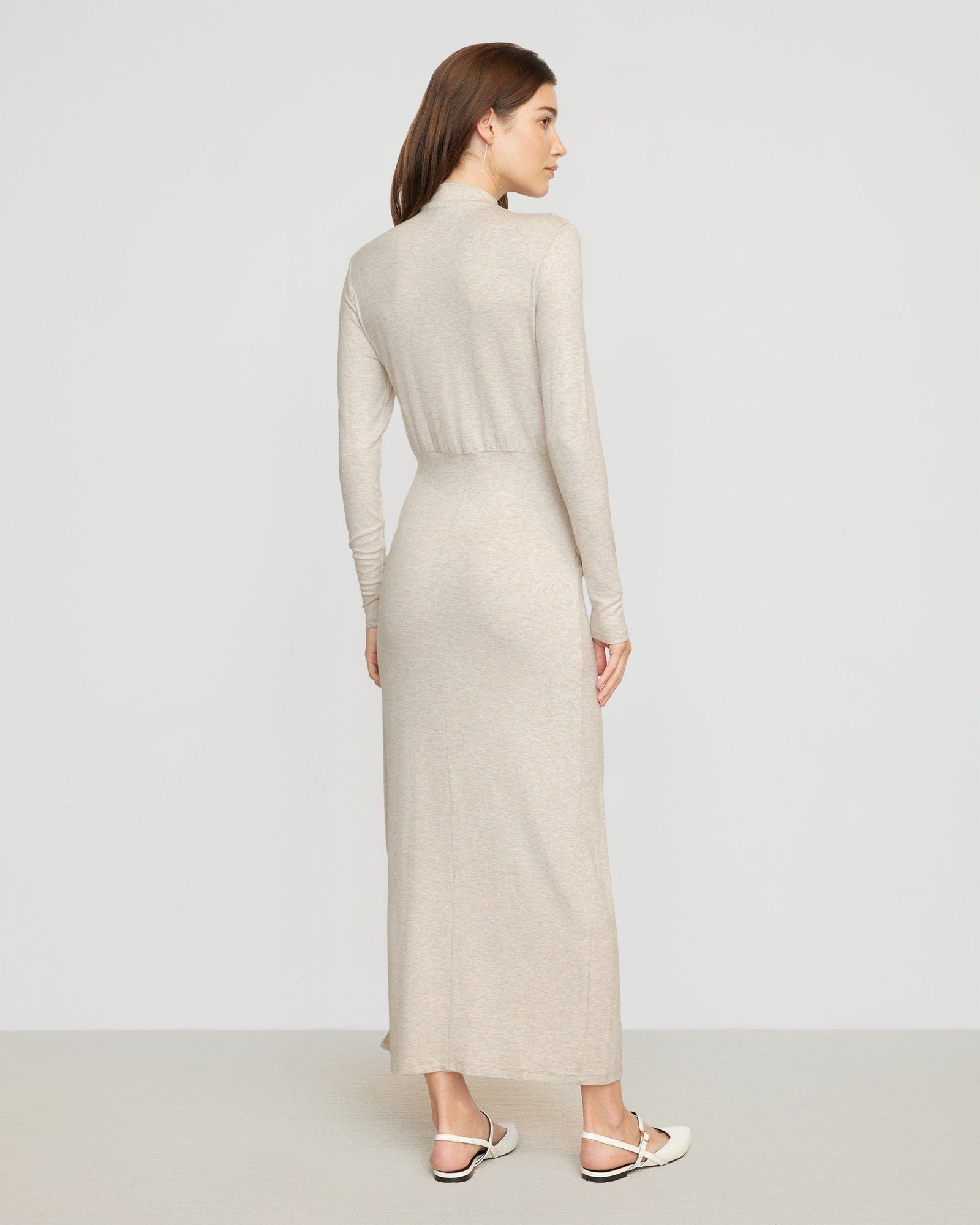 Renée | Suki Mock-Neck Long Sleeve Dress in Size Small