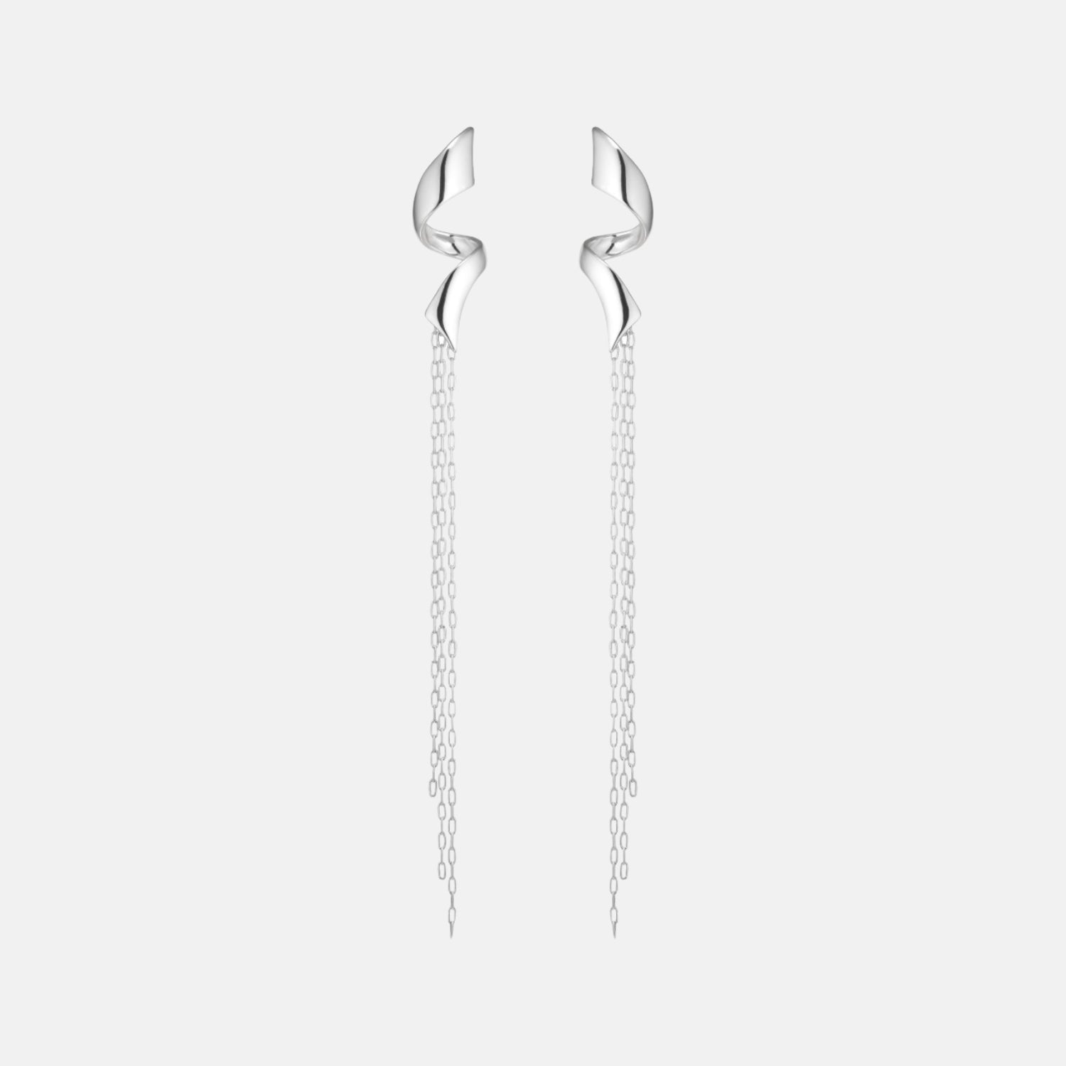SWIRL Chain Earrings - OW Collection