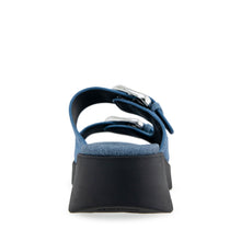Faith Sandal Sport | Blue Denim Suede